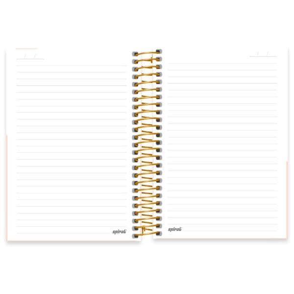 Caderno 1/4 Capa Dura Espiral 80 Folhas Disney Pooh Spiral - PT 1 UN