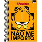 Caderno Universitário Capa Dura 15X1 240 Folhas Garfield Spiral - PT 1 UN