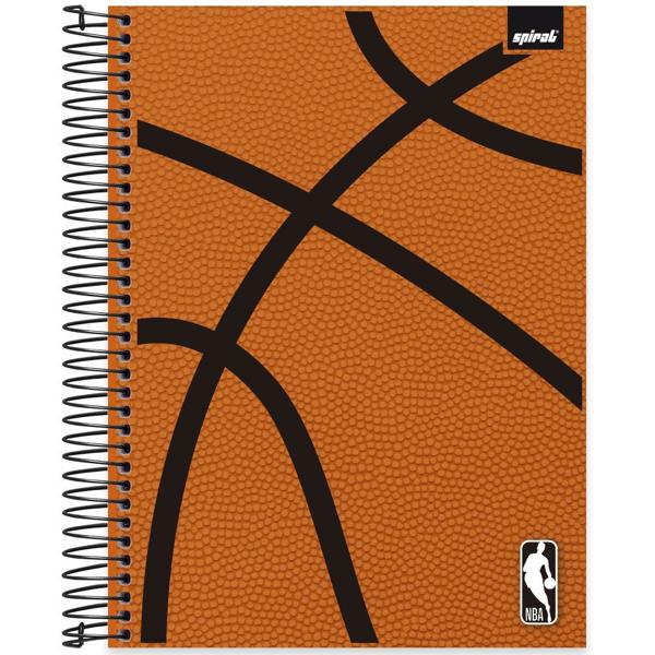 Caderno Universitário Capa Dura 15X1 240 Folhas NBA Spiral - PT 1 UN