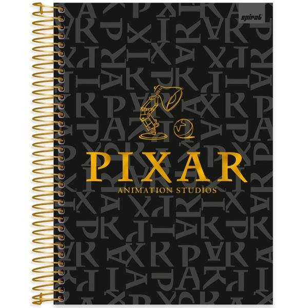 Caderno Universitário Capa Dura 15X1 240 Folhas Disney Pixar Spiral - PT 1 UN