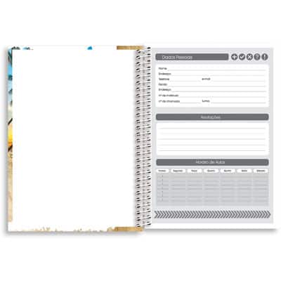 Caderno Universitário Capa Dura 10x1 200fl Imagem&Mensagem 97761 Spiral PT 1 UN Caderno Universitário Capa Dura 10x1 200fl Imagem&Mensagem 97761 Spiral PT 1 UN