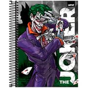 Caderno Universitário, Capa Dura, 20X1, 320 Folhas, Joker, Coringa, DC, 2404521, Spiral - PT 1 UN