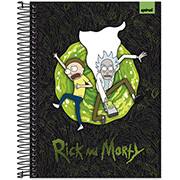 Caderno Universitário Capa Dura 20X1 320 Folhas Warner Rick e Morty Spiral - PT 1 UN