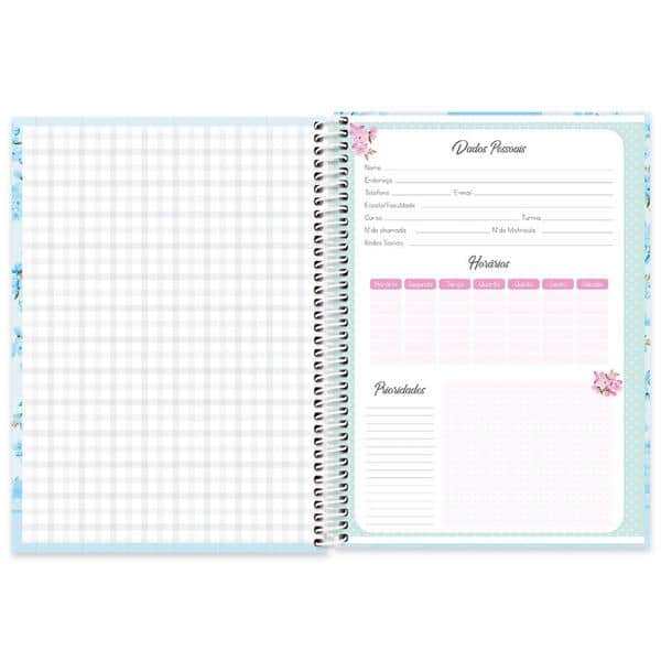 Caderno Universitário capa dura 4x1 96 fls Femmina 20064 Spiral Fem PT 1 UN