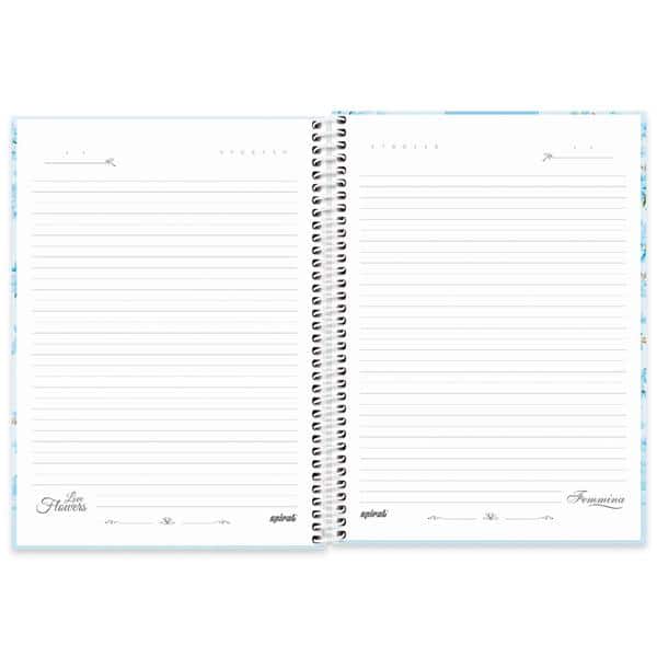Caderno Universitário capa dura 4x1 96 fls Femmina 20064 Spiral Fem PT 1 UN