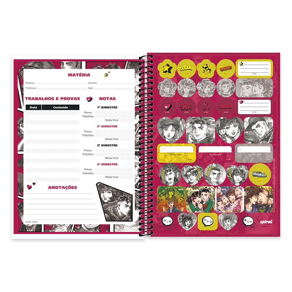 Caderno Universitário Capa Dura 1x1 96