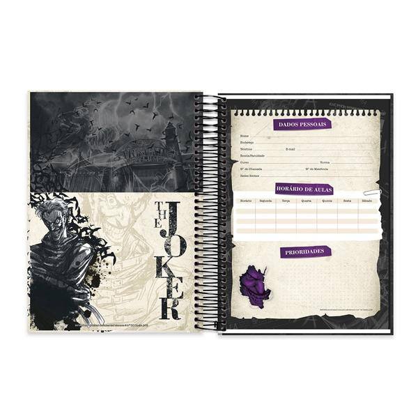 Caderno Universitário Capa Dura 15x1 300fls Joker 20581 Spiral Jok PT 1 UN