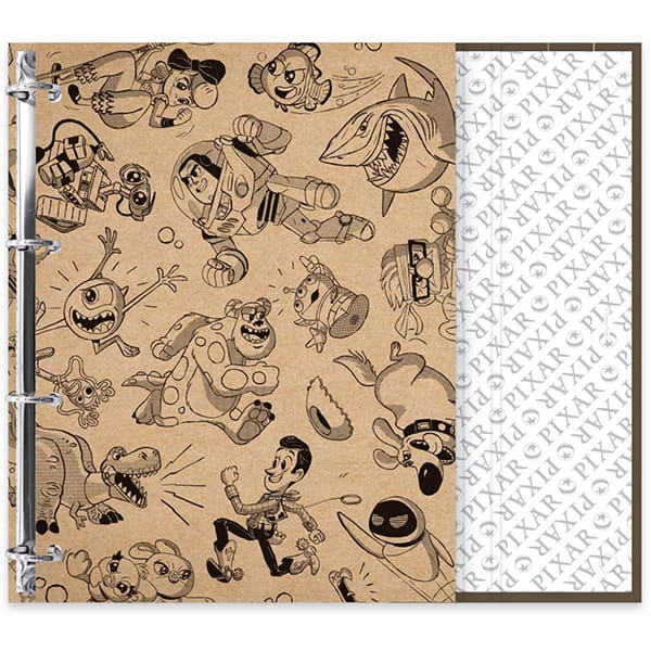 Caderno Universitário Argolado Capa Dura, 10 x 1, 160 Folhas, Pixar, 2525366, Spiral Px - PT 1 UN