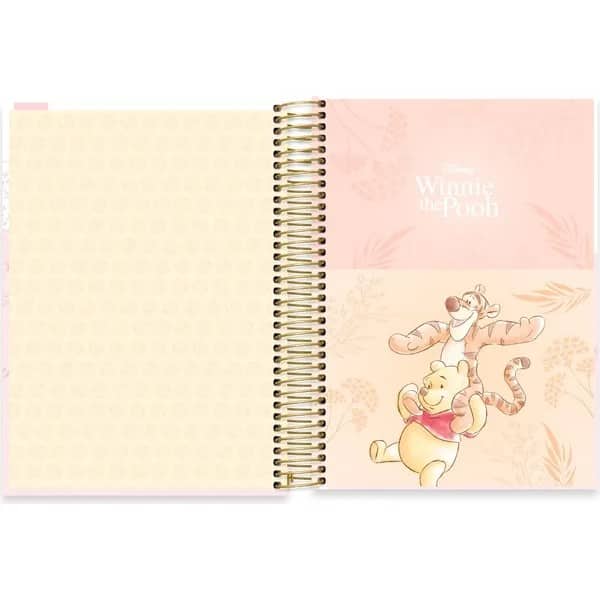 Caderno univ.capa dura 10x1 160fls Pooh 2754151 Spiral Pooh PT 1 UN