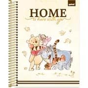 Caderno univ.capa dura 10x1 160fls Pooh 2754168 Spiral Pooh PT 1 UN