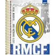 Caderno Universitário Capa Dura, 10x1, 160 Folhas, Real Madrid F.C, 2760206, Spiral Rea - PT 1 UN Caderno Universitário Capa Dura, 10x1, 160 Folhas, Real Madrid F.C, 2760206, Spiral Rea - PT 1 UN