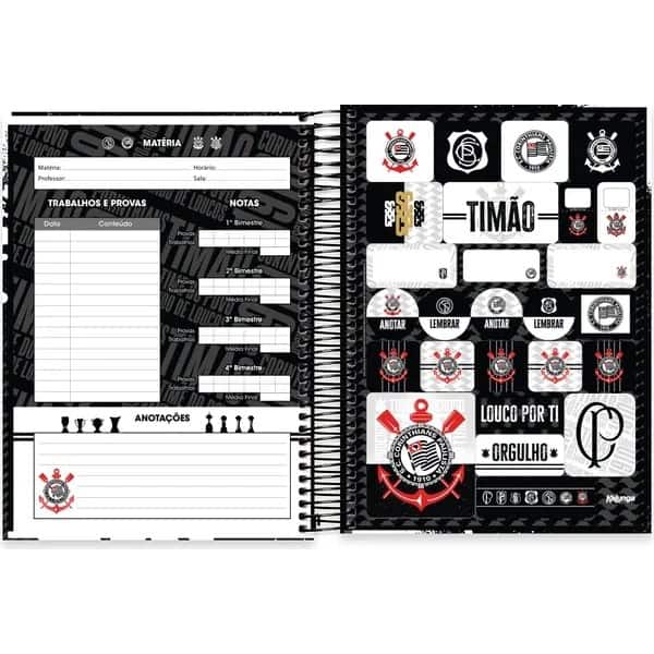 Caderno univ.capa dura 20x1 320fls Corinthi. 2754212 Spiral Sccp PT 1 UN Caderno univ.capa dura 20x1 320fls Corinthi. 2754212 Spiral Sccp PT 1 UN