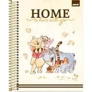 Caderno Universitário Capa Dura, 20 x 1, 320 Folhas, Ursinho Pooh, 2754243, Spiral Pooh - PT 1 UN