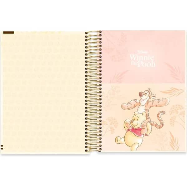 Caderno Universitário Capa Dura, 20 x 1, 320 Folhas, Ursinho Pooh, 2754243, Spiral Pooh - PT 1 UN