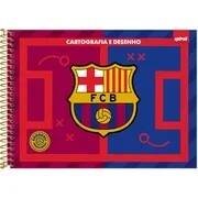 Caderno de Cartografia e Desenho, Capa dura, 48 folhas, Barcelona F.C, 2757602, Spiral Bc - PT 1 UN