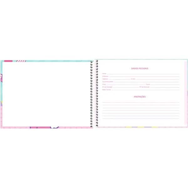 Caderno cartografia capa dura 48fl H. Kitty 2756490 Spiral Hki PT 1 UN