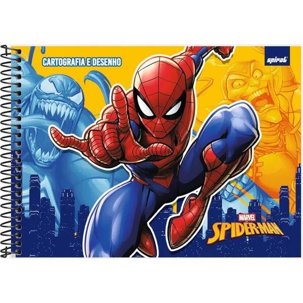 Caderno cartografia capa dura 48fl H. Aranha 2766567 Spiral Mha PT 1 UN Caderno cartografia capa dura 48fl H. Aranha 2766567 Spiral Mha PT 1 UN