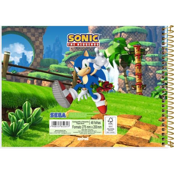 Caderno de Cartografia e Desenho, Capa dura, 48 folhas, Sonic, 2752317, Spiral Snc - PT 1 UN Caderno de Cartografia e Desenho, Capa dura, 48 folhas, Sonic, 2752317, Spiral Snc - PT 1 UN