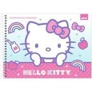 Caderno de Cartografia e Desenho, Capa dura, 80 folhas, Hello Kitty, 2754373, Spiral Hki - PT 1 UN