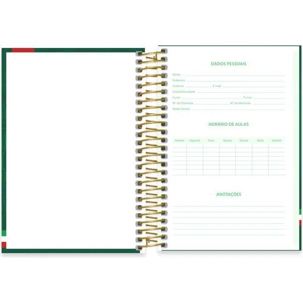 Caderno 1/4 Capa dura, espiral, 80 folhas, Palmeiras F.C, 2768073, Spiral Pal - PT 1 UN Caderno 1/4 Capa dura, espiral, 80 folhas, Palmeiras F.C, 2768073, Spiral Pal - PT 1 UN
