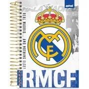 Caderno 1/4, Capa Dura, Espiral, 80 folhas, Real Madrid F.C, 2760268, Spiral Rea - PT 1 UN