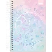Caderno 1/4 espiral C.D. 160fls Flutter 2757831 Spiral Flu PT 1 UN
