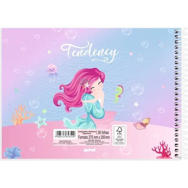 Caderno cartografia capa dura 80fls Sereia 2753529 Spiral Ten PT 1 UN Caderno cartografia capa dura 80fls Sereia 2753529 Spiral Ten PT 1 UN