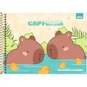 Caderno cartografia capa dura 48fl Capivara 2753413 Spiral Ten PT 1 UN