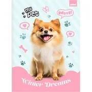 Caderno Univ.C.D. Costurado 80fls My Pet 2753253 Spiral Pet PT 1 UN