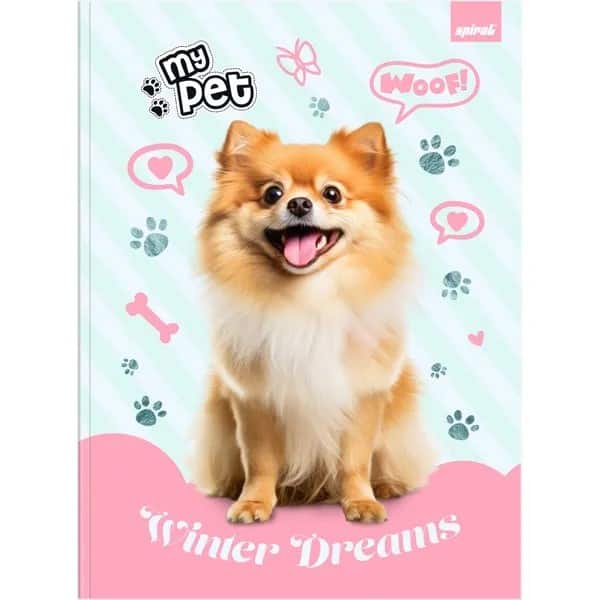 Caderno Univ.C.D. Costurado 80fls My Pet 2753253 Spiral Pet PT 1 UN Caderno Univ.C.D. Costurado 80fls My Pet 2753253 Spiral Pet PT 1 UN