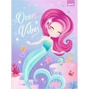 Caderno Universitário Capa Dura, Costurado, 80 folhas, Sereias, 2753321, Spiral Ten - PT 1 UN
