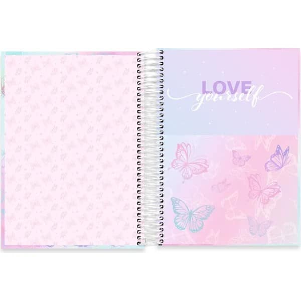 Caderno Universitário Capa Dura, 20 x 1, 320 Folhas, Flutter, 2757312, Spiral Flu - PT 1 UN