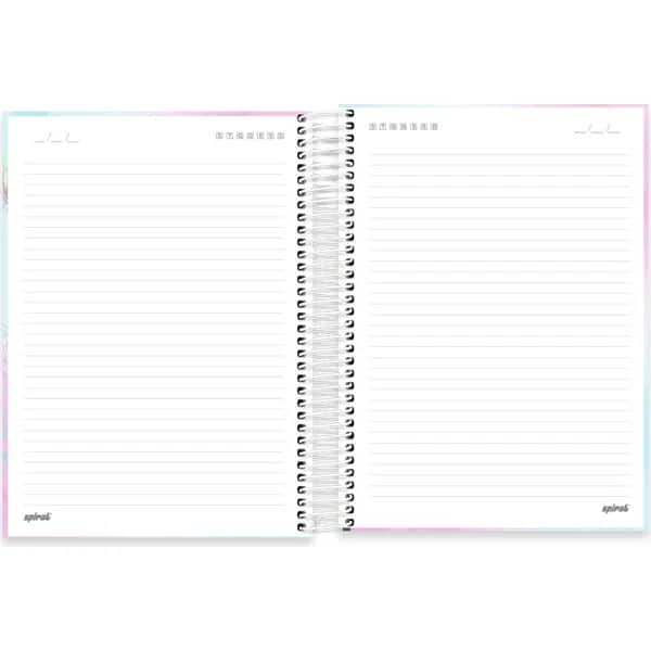 Caderno Universitário Capa Dura, 20 x 1, 320 Folhas, Flutter, 2757312, Spiral Flu - PT 1 UN