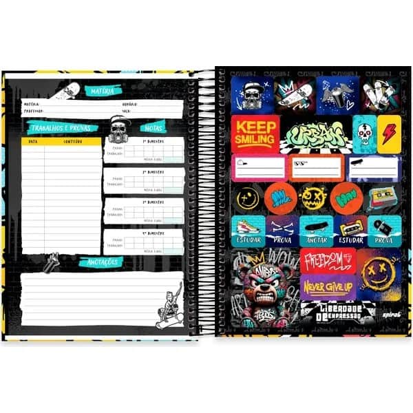 Caderno univ.capa dura 20x1 320fls Lib de Exp 2757350 Spiral Lib PT 1 UN Caderno univ.capa dura 20x1 320fls Lib de Exp 2757350 Spiral Lib PT 1 UN