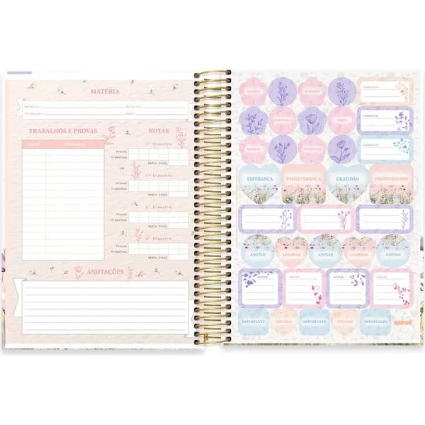 Caderno Universitário Capa Dura, 15x1, 240 folhas, Femmina, 2754182, Spiral Fem - PT 1 UN Caderno Universitário Capa Dura, 15x1, 240 folhas, Femmina, 2754182, Spiral Fem - PT 1 UN