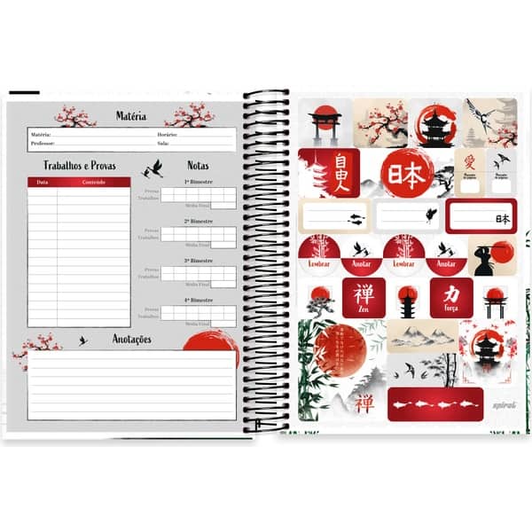 Caderno univ.capa dura 15x1 240fls Zen 2757282 Spiral Zen PT 1 UN Caderno univ.capa dura 15x1 240fls Zen 2757282 Spiral Zen PT 1 UN