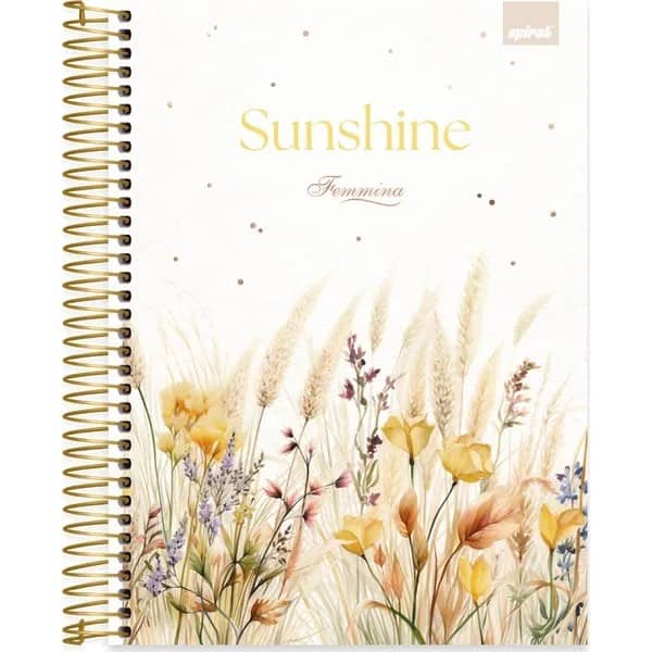 Caderno Universitário Capa Dura, 10 x 1, 160 Folhas, Femmina, 2754120, Spiral Fem - PT 1 UN Caderno Universitário Capa Dura, 10 x 1, 160 Folhas, Femmina, 2754120, Spiral Fem - PT 1 UN