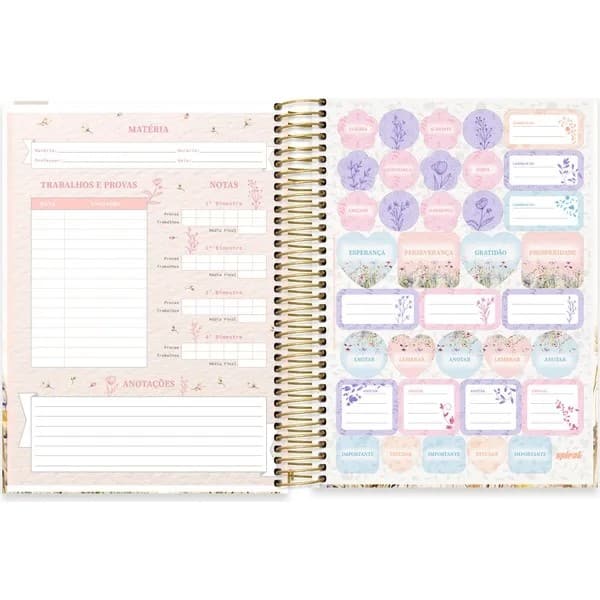 Caderno Universitário Capa Dura, 10 x 1, 160 Folhas, Femmina, 2754120, Spiral Fem - PT 1 UN Caderno Universitário Capa Dura, 10 x 1, 160 Folhas, Femmina, 2754120, Spiral Fem - PT 1 UN