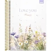 Caderno Universitário Capa Dura, 10 x 1, 160 Folhas, Femmina, 2754137, Spiral Fem - PT 1 UN