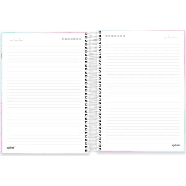 Caderno Universitário Capa Dura, 10 x 1, 160 Folhas, Flutter, 2756964, Spiral Flu - PT 1 UN