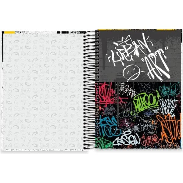 Caderno Universitário Capa Dura, 10 x 1, 160 Folhas, Liberdade de Expressão Smile, 2757022, Spiral Lib - PT 1 UN