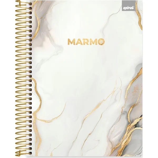 Caderno Universitário Capa Dura, 10 x 1, 160 Folhas, Marmo, 2752867, Spiral Mrm - PT 1 UN Caderno Universitário Capa Dura, 10 x 1, 160 Folhas, Marmo, 2752867, Spiral Mrm - PT 1 UN