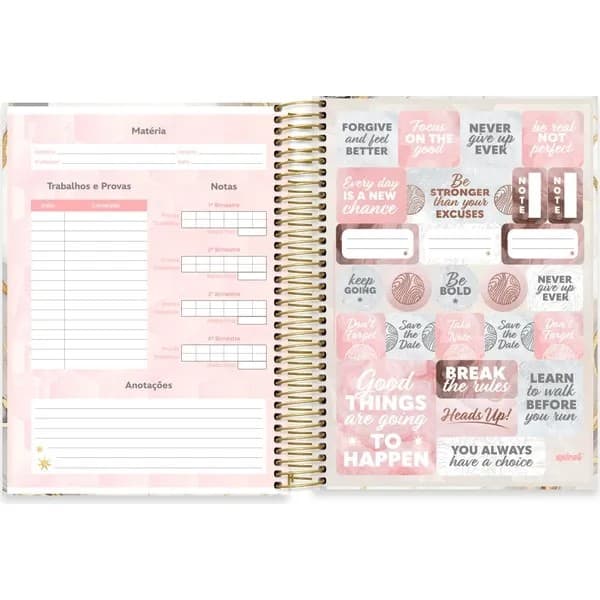 Caderno Universitário Capa Dura, 10 x 1, 160 Folhas, Marmo, 2752867, Spiral Mrm - PT 1 UN Caderno Universitário Capa Dura, 10 x 1, 160 Folhas, Marmo, 2752867, Spiral Mrm - PT 1 UN
