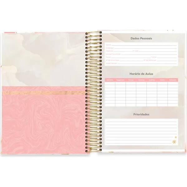 Caderno Universitário Capa Dura, 10 x 1, 160 Folhas, Marmo, 2752874, Spiral Mrm - PT 1 UN Caderno Universitário Capa Dura, 10 x 1, 160 Folhas, Marmo, 2752874, Spiral Mrm - PT 1 UN