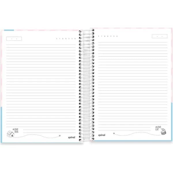Caderno Universitário Capa Dura, 10 x 1, 160 Folhas, My Pet Gato, 2752881, Spiral Pet - PT 1 UN