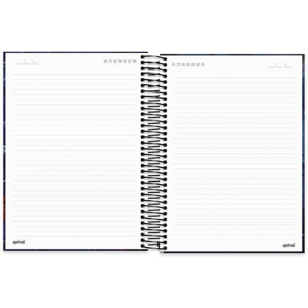 Caderno universitário capa dura 15x1 240 folhas, Homem Aranha Spiderman Marvel, Spiral, 212077 - PT 1 UN