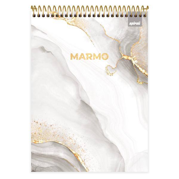 Caderno univ.esp.sup.capa dura 80fls Marmo 2644299 Spiral Mrm PT 1 UN