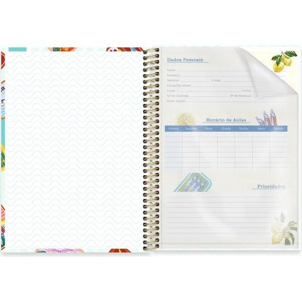 Caderno Universitário Capa Dura, 1 x 1, 80 Folhas, Sardinhas, 2765744, Spiral Ten - PT 1 UN Caderno Universitário Capa Dura, 1 x 1, 80 Folhas, Sardinhas, 2765744, Spiral Ten - PT 1 UN