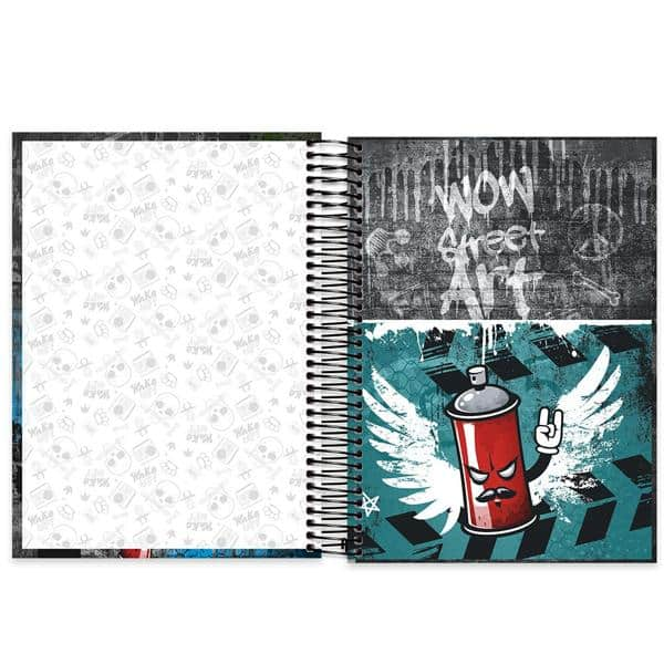 Caderno universitário capa dura 15x1 240 folhas, Liberdade de Expressão, Spiral, 212009 - PT 1 UN