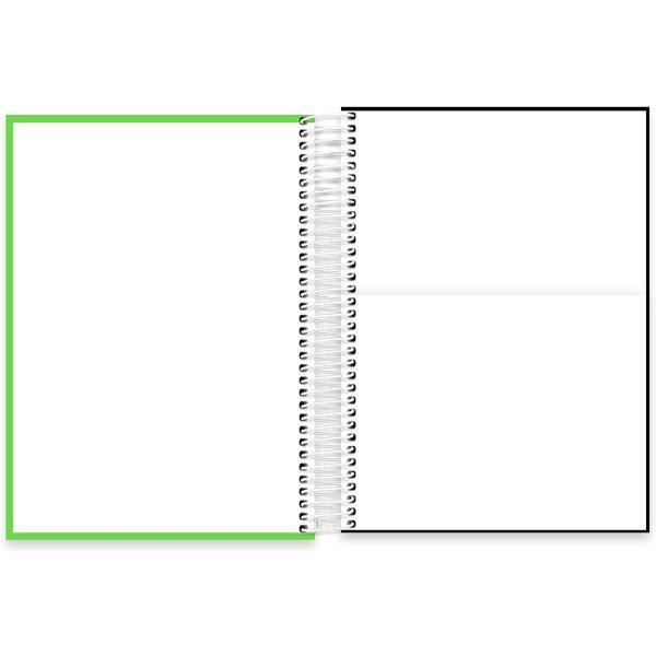 Caderno Universitário Capa Polipropileno 10X1 160 Folhas Lumi Verde Spiral - PT 1 UN
